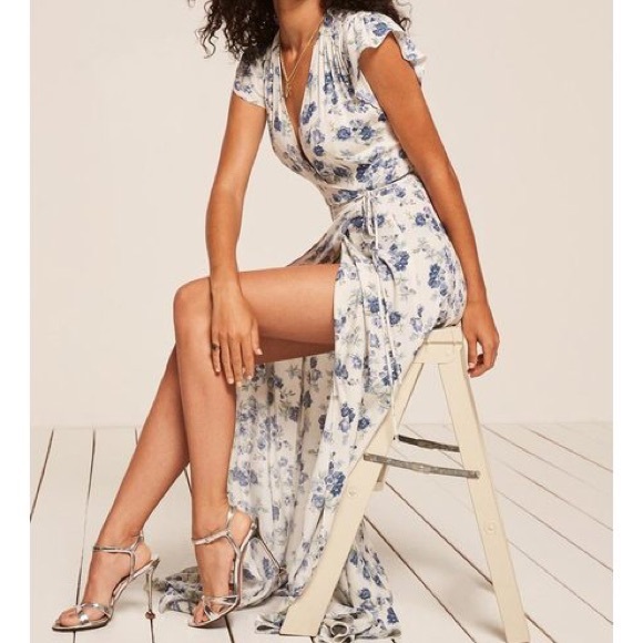 Reformation Dresses & Skirts - ❌SOLD❌ Reformation Lumen Floral Maxi Wrap Dress XS